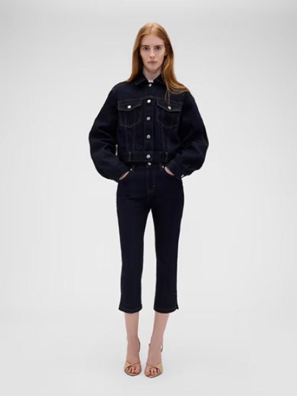 Gap x Victoria Beckham Low Rise Capri Jeans